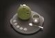 tea set Britannia silver, concrete & wool