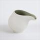 Large Stoneware Jug - Flow - White and Green