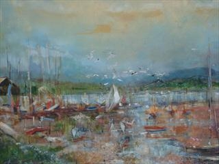 Bernadette Howell - Pop Up Art Matthews Hall Topsham  16th July 9.30am till 1.30pm