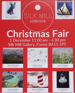 Dianne Preston - Christmas Fair Silk Mill Gallery, Frome, BA11 1PT, 1 December 11am -4.30pm