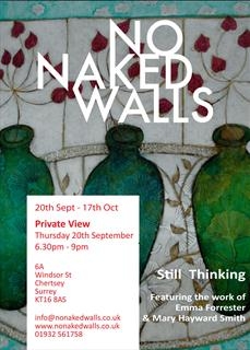 Emma Forrester & Mary Hayward Smith - "Still Thinking" Still Life painting Exhibition