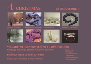 Joanna Brendon - 4 CHRISTMAS - Open Studio 28-30 November 2014