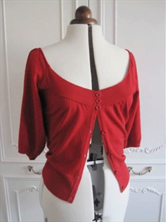 John Smith - unusual Red cardigan