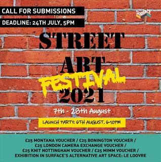 Open Call - Street Art Festival 2021: Call for Submissions