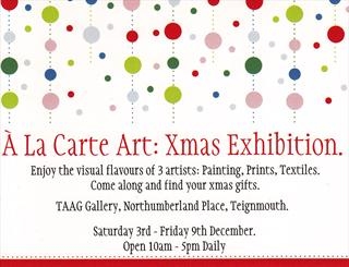 Petra Lewin - A La Carte Art: Xmas Exhibition