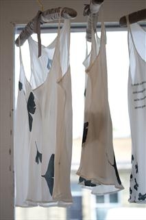 Sally Garrett - 'footfalls' an exhibition of memory garments and accessories