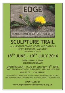 Spencer Field Larcombe - Edge Heathercombe Sculpture Trail 2016