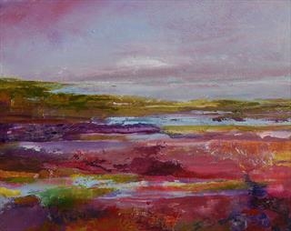 Tracey Ross - 'Colourful Coast' A solo exhibition at Creake Abbey Cafe, Norfolk