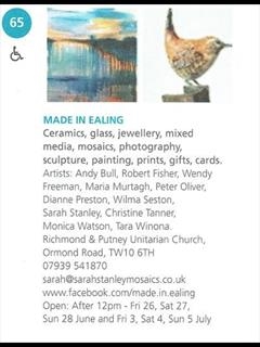 Wilma Seston - ARThouse open weekends-richmond